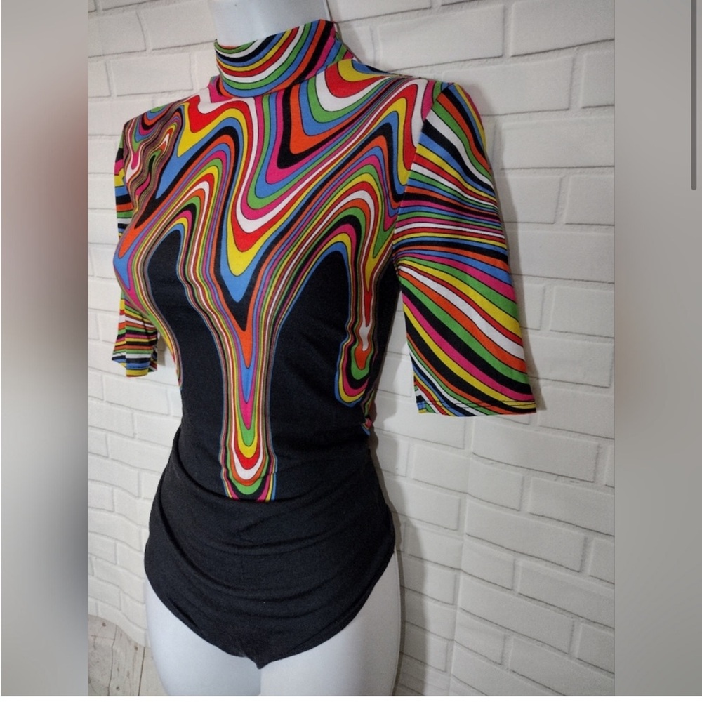 Funky acid drip body suit